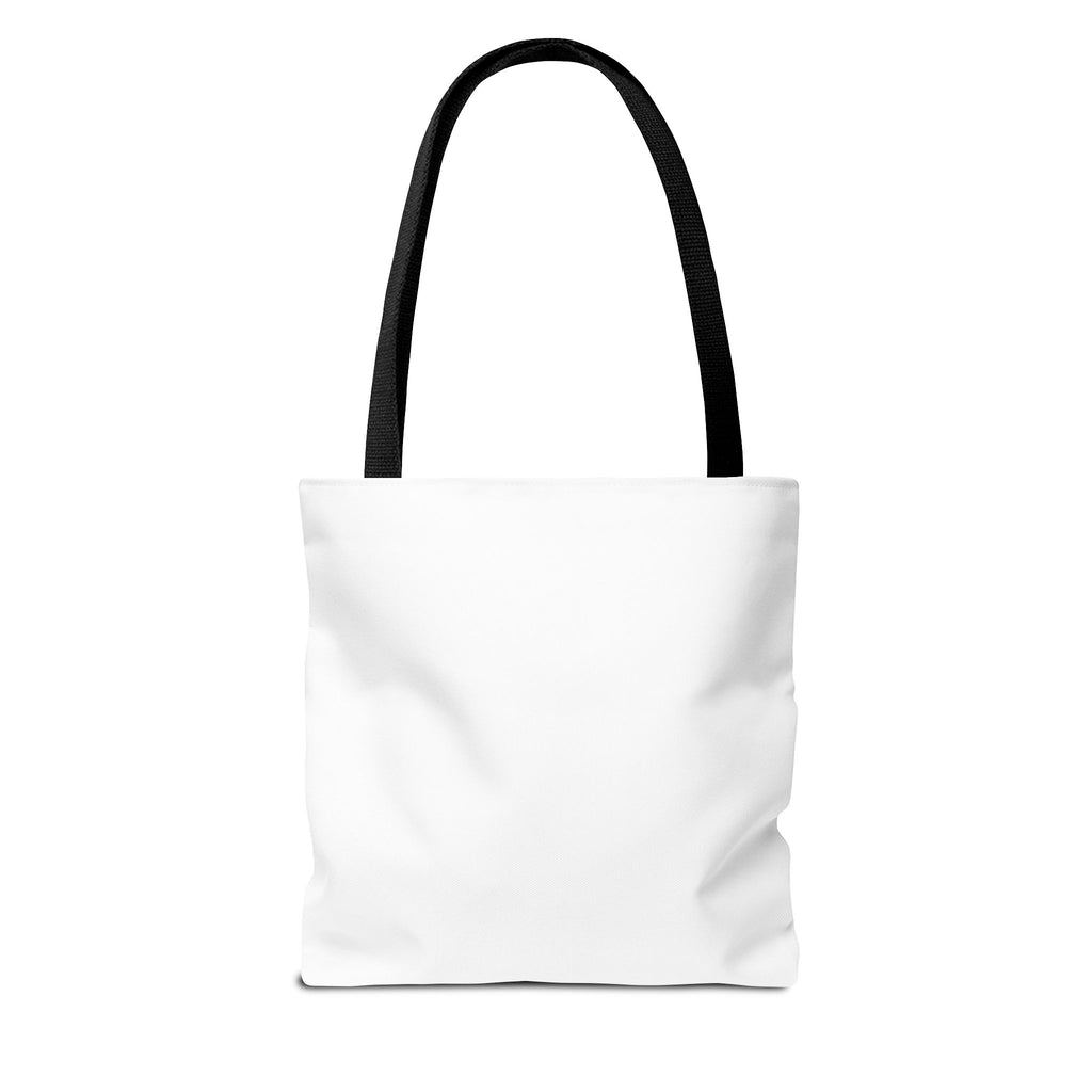 Canvas Tote Bag with 'Ventokes' Pocket Graphic — Minimalist Everyday Shopper