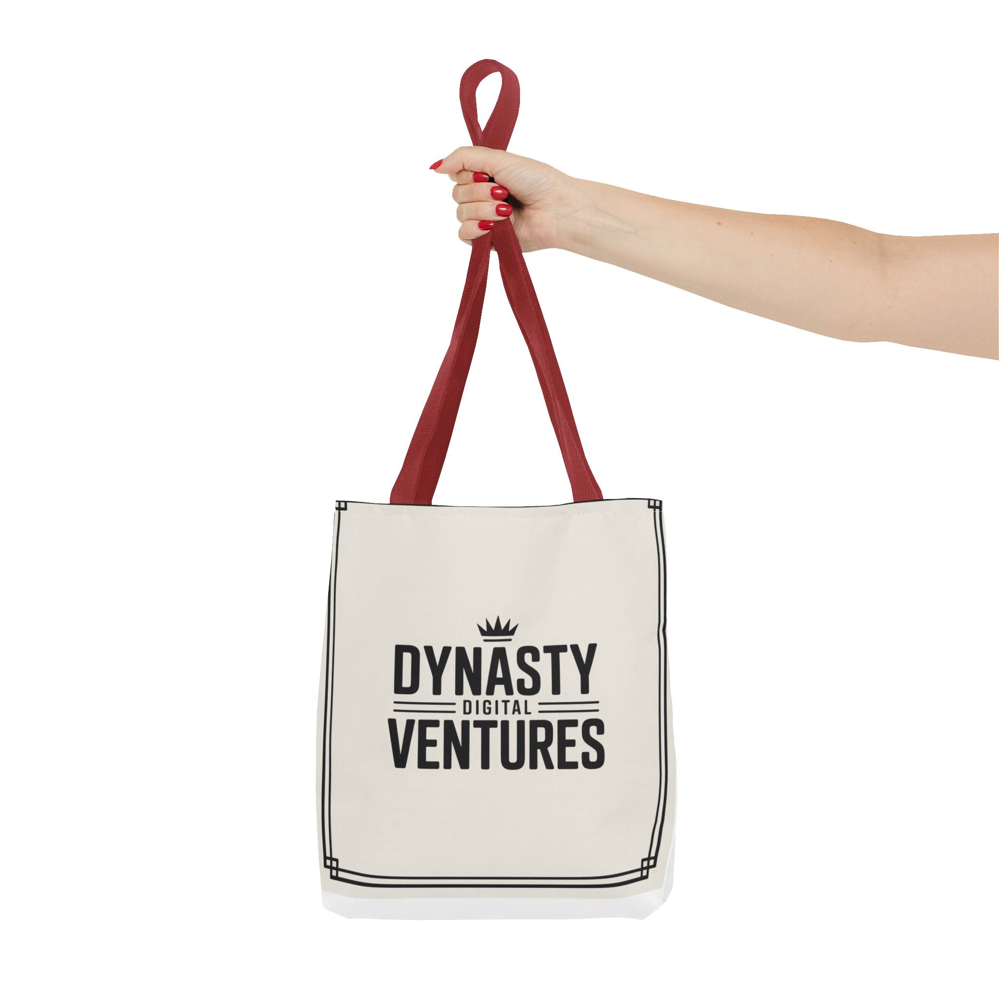 Canvas Tote Bag with 'Ventokes' Pocket Graphic — Minimalist Everyday Shopper