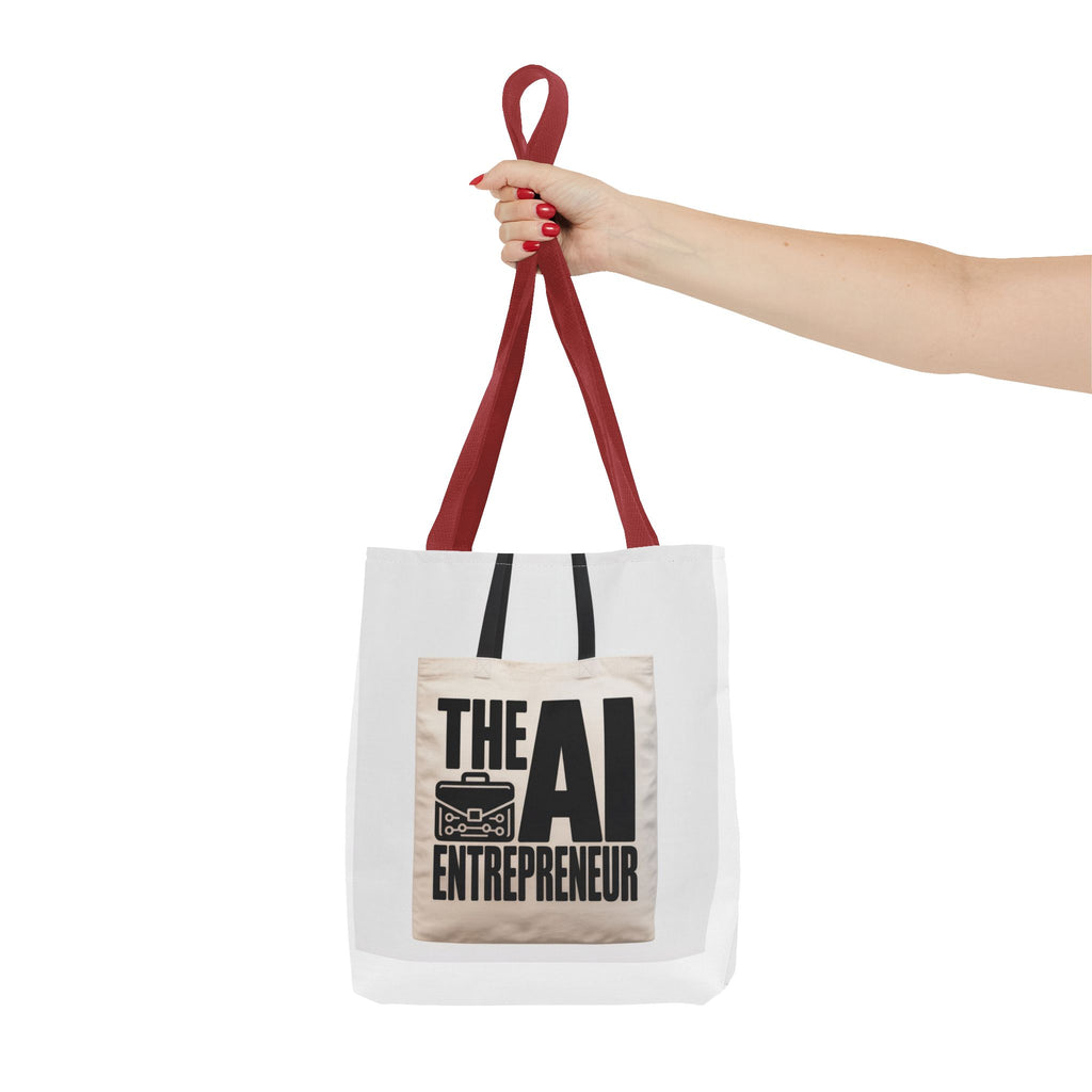 AI Entrepreneur Tote Bag — Bold Typography Canvas Tote for Tech Founders & Creators