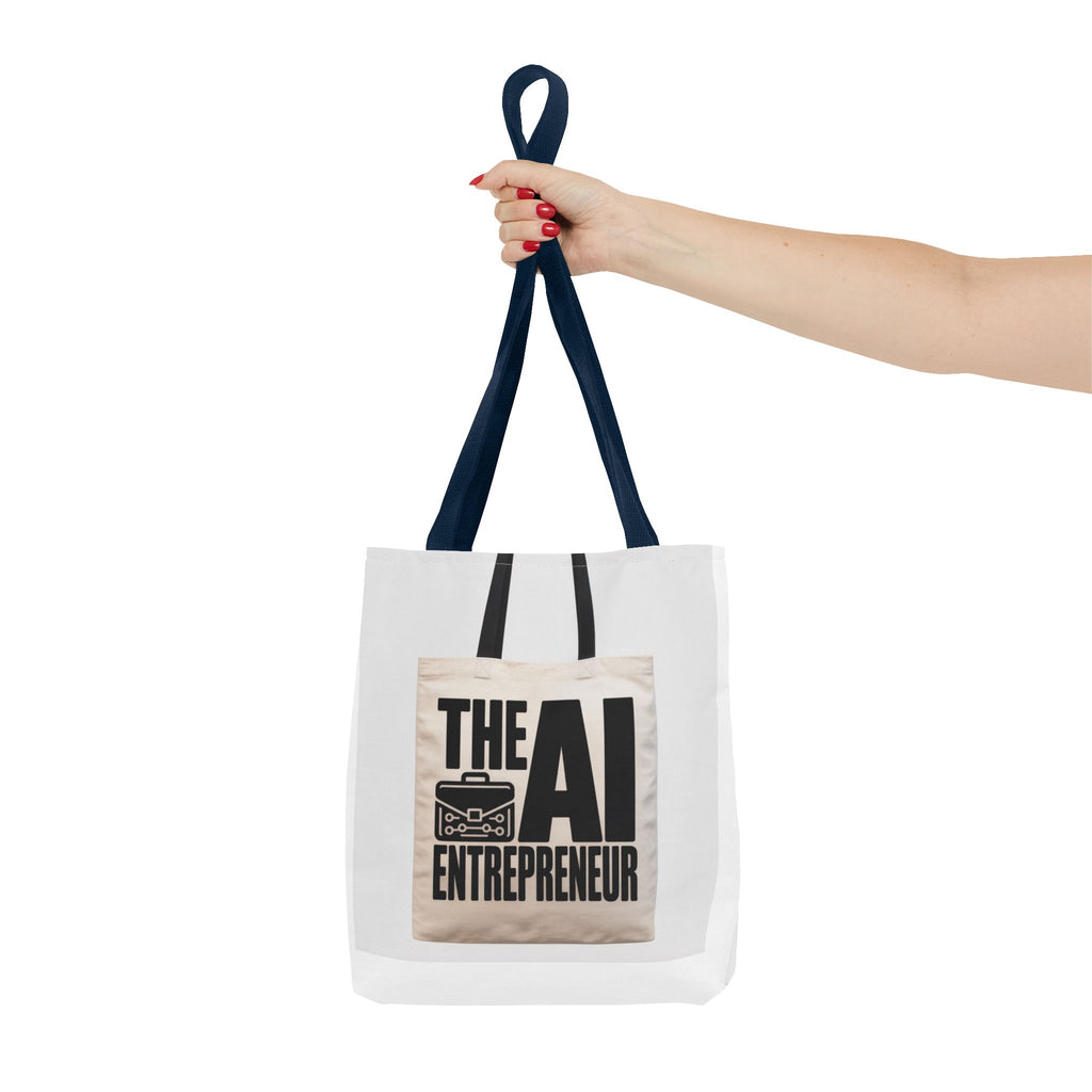 AI Entrepreneur Tote Bag — Bold Typography Canvas Tote for Tech Founders & Creators