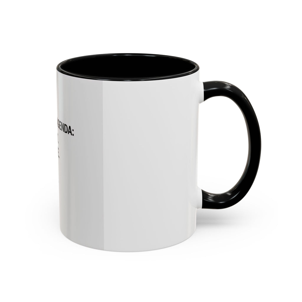 Motivational Coffee Mug — "Today's Agenda: Prompt. Execute. Scale. Repeat."