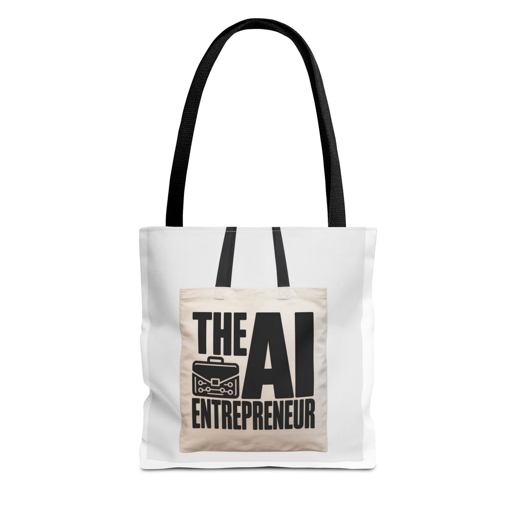 AI Entrepreneur Tote Bag — Bold Typography Canvas Tote for Tech Founders & Creators