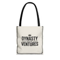 Canvas Tote Bag with 'Ventokes' Pocket Graphic — Minimalist Everyday Shopper