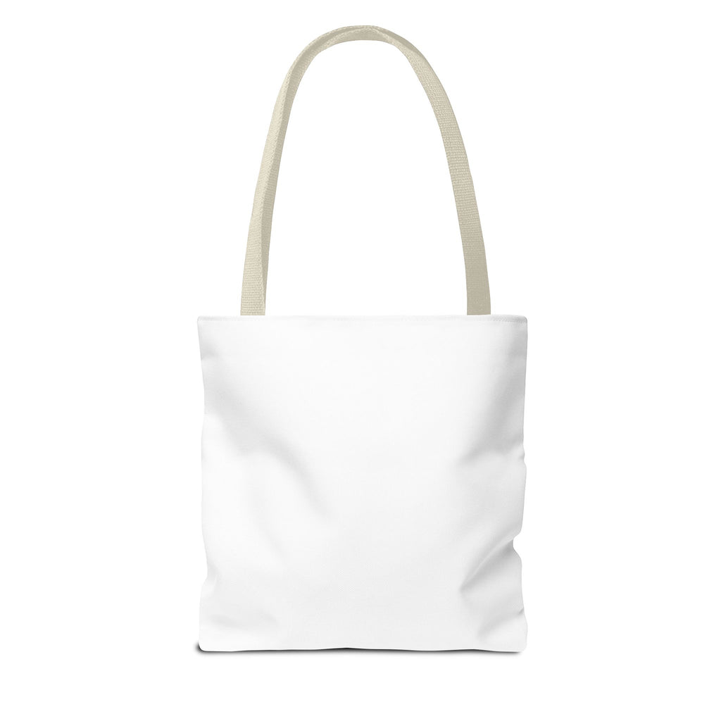 Canvas Tote Bag with 'Ventokes' Pocket Graphic — Minimalist Everyday Shopper