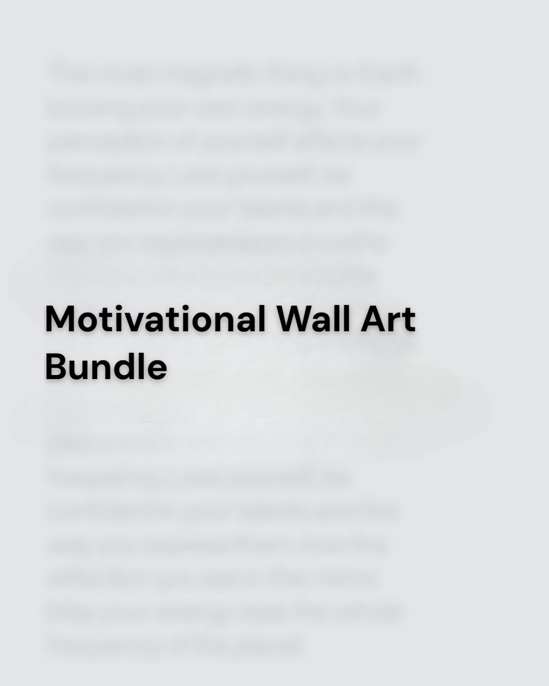 Motivational Wall Art Bundle