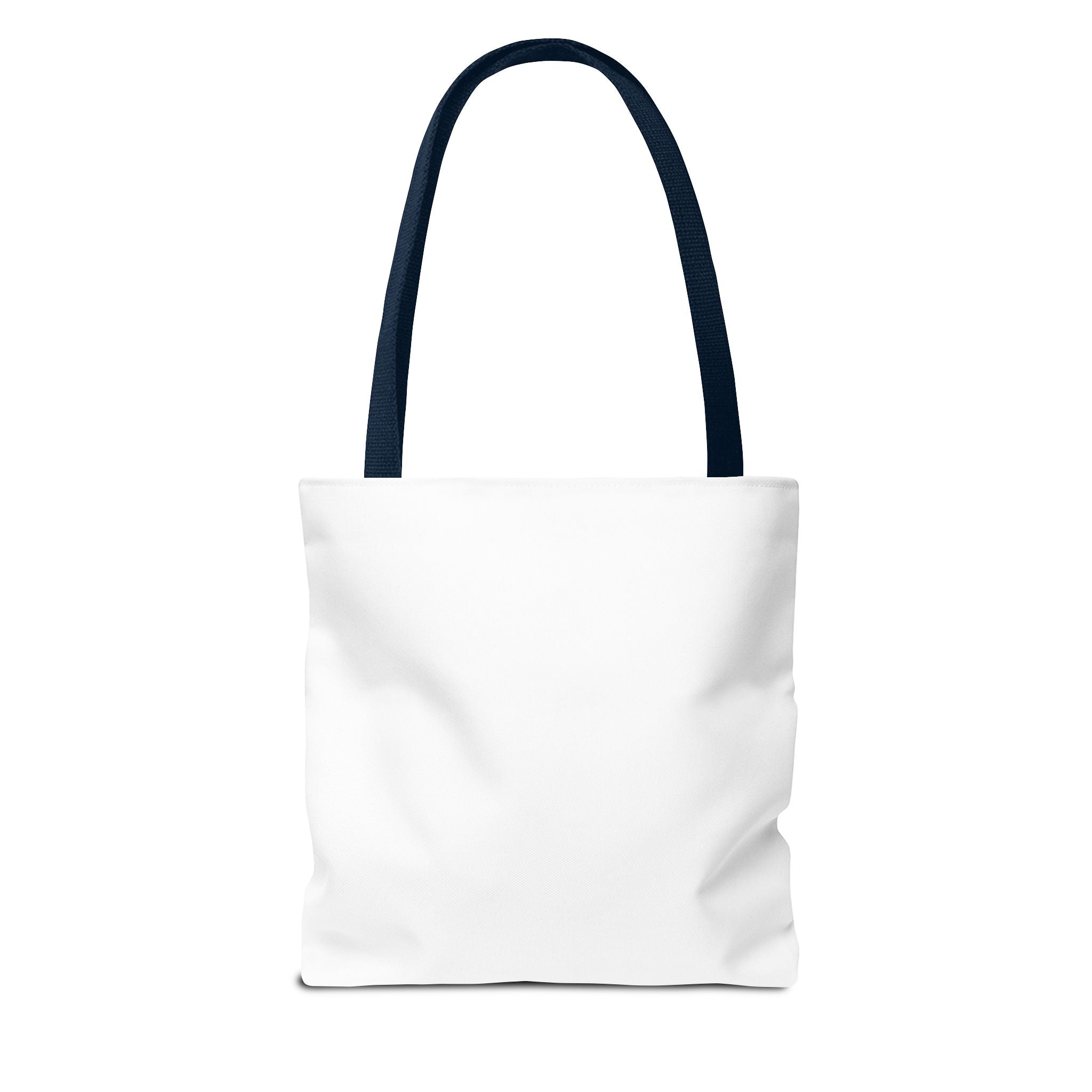 Canvas Tote Bag with 'Ventokes' Pocket Graphic — Minimalist Everyday Shopper
