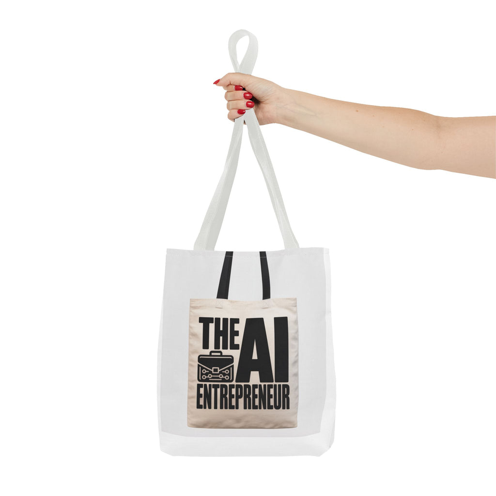 AI Entrepreneur Tote Bag — Bold Typography Canvas Tote for Tech Founders & Creators