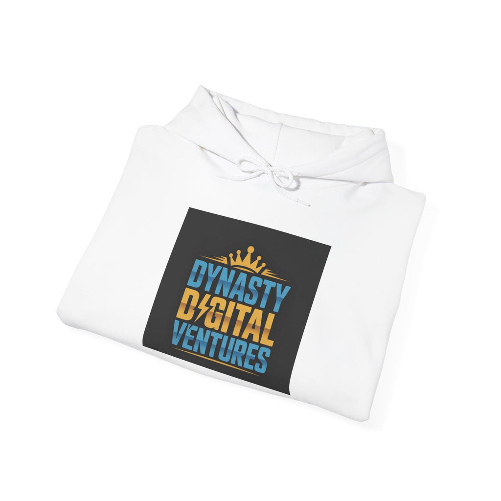 Dynasty Digital Ventures Hoodie — Logo Graphic Hooded Sweatshirt