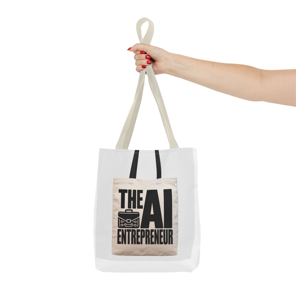 AI Entrepreneur Tote Bag — Bold Typography Canvas Tote for Tech Founders & Creators