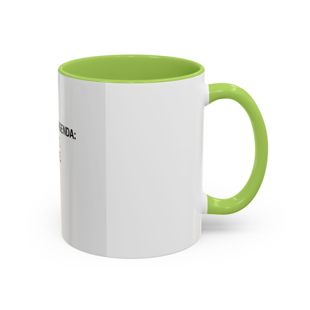 Motivational Coffee Mug — "Today's Agenda: Prompt. Execute. Scale. Repeat."