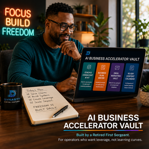 AI Business Accelerator Vault — 300+ Prompts to Run Your Business with AI
