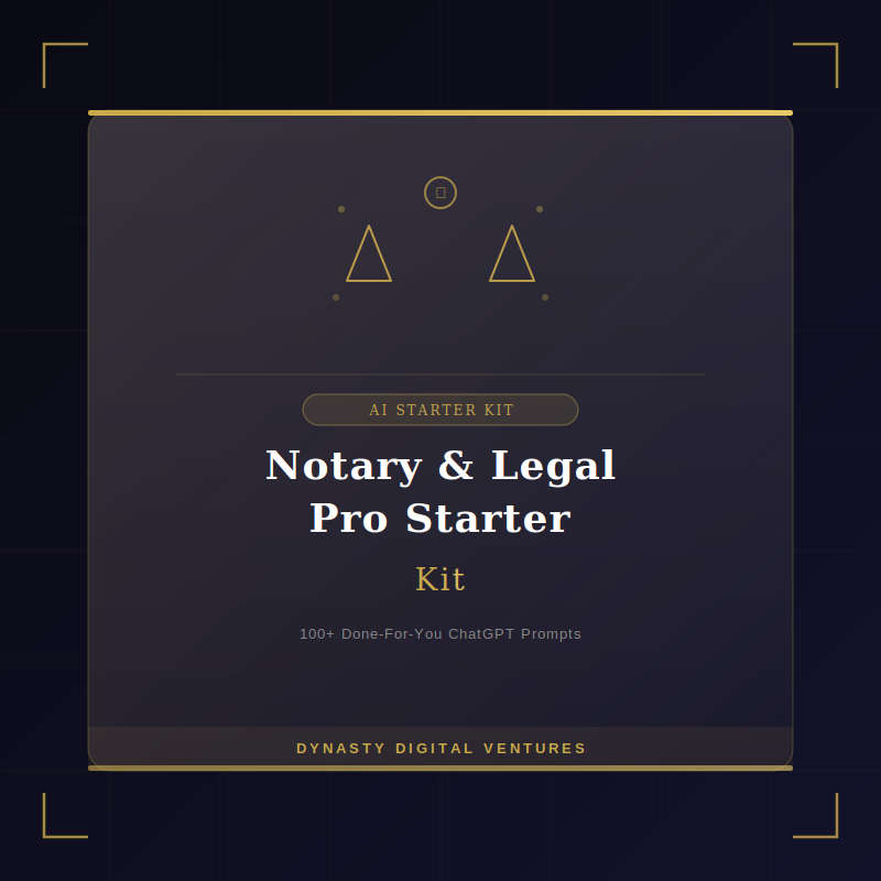 Notary & Legal Pro Starter Kit